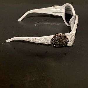 White Star Embellished Sunglasses